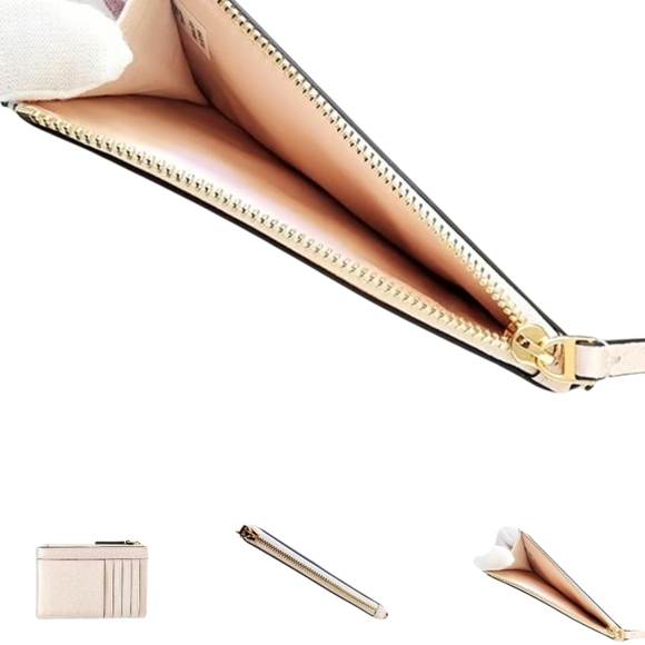 Tory Burch Light Pink Leather Wallet/ Still Wrapped From The Store - Picture 5 of 5